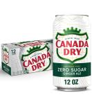 Canada Dry Zero Sugar Ginger Ale Soda, 12 fl oz cans, 12 pack - Buy Online on GoSupps.com