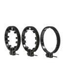 Movo FR3 Adjustable Follow Focus Ring Set - 3 Lens Gear Rings (65mm, 75mm, 85mm) - Standard 32 Pitch - 0.8 mod - Buy Online on GoSupps.com