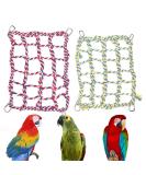 Petmolico 2 Pack Pet Climbing Rope Net Hammock Toy for Small Animals - Red + Yellow - Buy Online on GoSupps.com