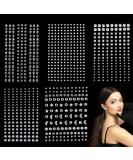 850 Pcs Rhinestones Hair Gems & Face Jewels - Self-Adhesive Nail Gems for DIY Crafts Festivals & Makeup - Buy Online on GoSupps.com