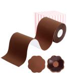 XL Breast Lift Tape BoobTape for Large BreastsBody Tape for FashionAthletic Tape Boobytape NippleCover for A-G(DD)Cup Brown - Buy Online on GoSupps.com
