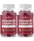 Vitamin B Complex Gummies by NEW AGE  with Vitamin B3 B5 B6 B7 B9  B12  with Biotin Folic Acid  Vitamin C  Gluten-Free Vegan  120 Count- 2-Pack - Buy Online on GoSupps.com