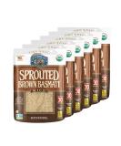 Lundberg Family Farms Organic Sprouted Brown Basmati Rice 16 oz 6-Pack - 100% Whole Grain, Non-GMO, Gluten-Free, USDA Certified Organic, Vegan, Kosher - Germinated & Aromatic, 30-Minute Cook Time - Buy Online on GoSupps.com