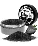 Edible Glitter for Drinks - 15g Lustre Dust Edible Sprinkles Paint for Desserts Cake Decorations Food Colouring Powder Paint for Chocolate Strawberries Drinks-Black - Buy Online on GoSupps.com