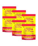 FINE Japan Collagen Peptides with Hyaluronic Acid, Ubiquinol & Elastin - 180-Day Course for Skin, Hair, Joints & Bones - Non-GMO Marine Collagen Powder - 6 Bags x 28 Days - Buy Online on GoSupps.com