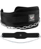 Durable Leather Weight Lifting Belt - Adjustable 10 Holes Padded Lumbar Support for Bodybuilding & Power Lifting - International Shipping Available - Buy Online on GoSupps.com