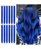 12 PCS Blue Hair Extensions Clip in 22Inch Blue Hair Extensions Colorful Straight Extensions Hair Highlights Accessories for Kid Girls Women Party Hair Decor 12pcs-Blue - Buy Online on GoSupps.com