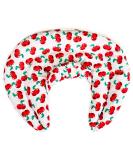 2-in-1 Neck Pillow with Stand-Up Collar - Cherry-White Linseed Heat & Cold Therapy - Buy Online on GoSupps.com