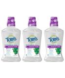Tom's of Maine Whole Care Natural Fluoride Mouthwash, Fresh Mint - 16 oz (3-Pack) | Natural Oral Care - Buy Online on GoSupps.com