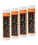 Maui Mike's Orange Lip Balm (4 Pack) Moisturizing with Vitamin E Aloe Vera & Beeswax | Smooth & Hydrating Lip Care | Perfect for a Hawaiian Vacation - Buy Online on GoSupps.com