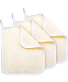 Exfoliating Face and Body Wash Cloths - 3 Pack Soft Weave Bath Cloth for Gentle Scrubbing and Massage - Ideal for Men and Women - Buy Online on GoSupps.com