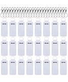 Duufin 24-Piece Chapstick Keychain Holder Set | Lip Balm & Lipstick Holders with Metal Clip Cords - Pure White | Ideal for Purses & Backpacks - International Shipping Available - Buy Online on GoSupps.com