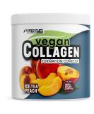 Vegan Collagen Powder with Hyaluronic Acid & Natural Vitamin C - 10g Amino Acids - Ice Tea Peach Flavor - 320g - Buy Online on GoSupps.com