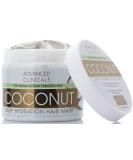 Coconut Deep Hydration Hair Mask - Advanced Clinicals 12 oz | Nourish & Revitalize - Buy Online on GoSupps.com