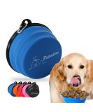 Petsation Foldable Dog Bowl - 1000 ml Travel Water & Food Bowl for Dogs | Portable & Durable | Ideal for Everyday Use - 2 Pack (Blue) - Buy Online on GoSupps.com