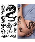 Supperb Small Dragons II Temporary Tattoos - Set of 2 - Buy Online on GoSupps.com