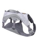 Luffwear Swamp Cool Dog Harness & Handle - Adjustable Light Running Gear for Pets Keeps Cool Graphite Gray (X-Small 43-56cm) - Buy Online on GoSupps.com