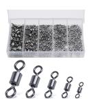 Realure Carabiner Whirl Fishing Set - 200/300 Pieces Salt Water Fishing Accessories Trout & Vortex Angle Vertebrae 5 Sizes 4# 8# 10# - Buy Online on GoSupps.com