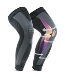 Shop Beister Full Leg Sleeve Knee Braces for Pain Relief | Compression Support for Meniscus Tear ACL & Arthritis - Black Medium Pair - Buy Online on GoSupps.com