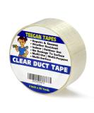 Gaffer Power Clear Filament Duct Tape | Heavy Duty Waterproof Strapping Tape for Repairs | Sealing, Shipping, Packing | Residential, Commercial and Industrial Uses | 2 Inch x 30 Yards - Buy Online on GoSupps.com