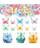 Shop Alegre 72 Edible Butterflies for Cakes | Colorful Tortendeco Butterfly Decorations for Weddings Birthdays & Baptisms - Buy Online on GoSupps.com