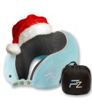 FLOWZOOM Kids Travel Pillow from Neck Pillow For Travel Kids | Travel Pillow Kids | Kids Neck Pillow for Car & Plane | Kids Neck Pillows For Travel | Memory Foam Pillow For Kids | COMFY KIDS Blue - Buy Online on GoSupps.com