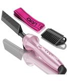 Dan Technology 500  High Heat hot Comb Hair Straightener Dual Voltage Pink hot Comb Adjustable Temperature hot Comb Electric for Wigs Professional Pressing Comb for African American Hair Pink-straight - Buy Online on GoSupps.com
