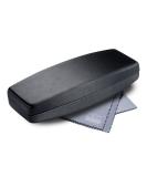 FEFI Large Hardcase Glasses Case - Silk Look Size L Black/Red | Premium Eyewear Storage - International Shipping Available - Buy Online on GoSupps.com
