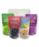 4-Pack WuFuYuan Boba Tapioca Pearls 4 Varieties Bundle with 1 Pk of 50 Boba Wide Straws Individually Wrapped Bubble Tea Ingredients - Buy Online on GoSupps.com