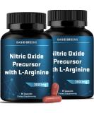 BASIC GREENS L-Arginine (180 Tablets) Nitric Oxide Booster for High Energy & Muscle Stamina | Men and Women L-Arginine Supplement - Boost Muscle Size & Recovery | 180 Count (Pack of 2) - Buy Online on GoSupps.com