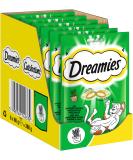 Dreamies Cat Snacks with Catnip - Creamy & Crispy Treats 6x60g | International Shipping Available - Buy Online on GoSupps.com