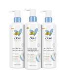 Dove Body Love Body Cleanser Body Wash 3 Count Dry-Cracked Skin Replenish Hypoallergenic for 24 Hour Nourishment & Instant Dryness Relief with Pro Ceramides Body Cleanser 17.5 FO - Buy Online on GoSupps.com
