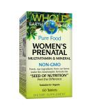 Whole Earth  Sea from Natural Factors Womens Prenatal Multivitamin and Mineral Whole Food Supplement Vegan and Gluten Free 60 tablets (30 servings) - Buy Online on GoSupps.com