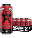 Rockstar Energy Drink Punched Fruit Punch 16oz Cans - 12 Pack - Buy Online on GoSupps.com