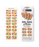 MOYOU LONDON Gel Nail Strips - Peach I 02 | 20 Pc. Semi Cured Gel Wraps | Buy 3, Get 1 Free UV Lamp! - Buy Online on GoSupps.com