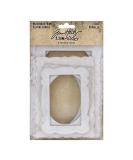 Tim Holtz  Advantus Baseboard Frames Lace Printed Bookboard  white - Buy Online on GoSupps.com