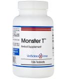 Monster T - Natural Testosterone Booster | Support with Stinging Nettle Aspartic Acid Zinc & L-Citruline - 126 Tablets | Shop Internationally - Buy Online on GoSupps.com