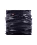 KONMAY 2.0mm Black Soft Round Real Jewelry Leather Cord - 25 Yards - Buy Online on GoSupps.com