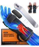 Carpal Tunnel Wrist Brace with Magnetic Therapy | Adjustable Support Splint for Arthritis & Tendonitis | Night Hand Brace for Pain Relief - Fits Left & Right Hand - Buy Online on GoSupps.com