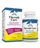 Terry Naturally Thyroid Care - Iodine & L-Tyrosine Supplement for Energy & Hair - 60 Capsules - Non-GMO, Gluten-Free, Kosher - Buy Online on GoSupps.com