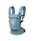 Ergobaby Adapt Baby Carrier - Slate Blue SoftTouch Cotton | 3 Position Ergonomic Newborn Belly & Back Carrier - Buy Online on GoSupps.com