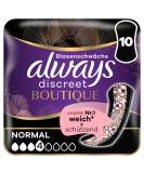 Buy Always Discreet Boutique Incontinence Products - Safe Protection for Bladder Weakness | 10 Pieces (1 Pack) - Discreet & Odor-Neutralizing Design - Buy Online on GoSupps.com