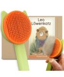 Cat Brush for Long & Short Hair 1-Click Self-Cleaning Tool for Effortless Pet Hair Removal - Buy Online on GoSupps.com