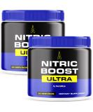 Buy Nitric Boost Ultra Powder (2 Pack) - Energy & Blood Flow Support | 60 Servings | Official Nitric Booster Ultra Reviews - Buy Online on GoSupps.com