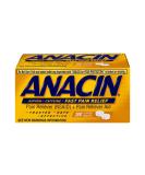 Anacin Tablets - Fast-Acting Pain Relief Medication - 100 Tablets Box - Buy Online on GoSupps.com