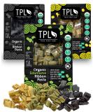 Organic Bean Ribbon Cut Artisan Pasta Combo Sampler Pack - Edamame, Black & Yellow Soy - Keto Low Carb Protein Gluten Free Pasta - 3 Pack - Buy Online on GoSupps.com