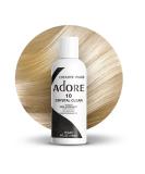 Adore Semi Permanent Hair Color - Vegan and Cruelty-Free Hair Dye - 4 Fl Oz - 010 Crystal Clear (Pack of 1) 010 Crystal Clear 4 Fl Oz (Pack of 1) - Buy Online on GoSupps.com