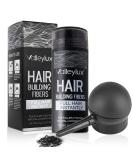 Hair Building Fibers with Spray Applicator Pump - Instantly Thicker Fuller Hair, Conceals Hair Loss in 30 Sec - 4 Shades for Men & Women - 27.5g (Black) - Buy Online on GoSupps.com