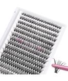 280 Pcs 30D-C-0.07-10 Cluster Wispy Lashes DIY At Home - C D Curl Bottom Lashes - 10mm Length - Large Size - Buy Online on GoSupps.com