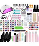 Shop Acrylic Nail Kit: Complete Set with Glitter & Carving Powder for Beginners - 9 Colors for Perfect Nail Extensions - Buy Online on GoSupps.com